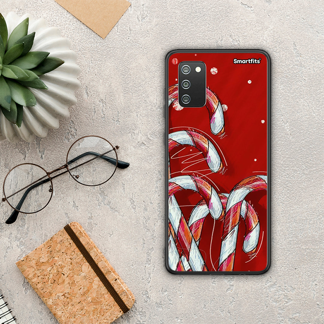 Candy Cane - Samsung Galaxy A02s / M02s / F02s θήκη