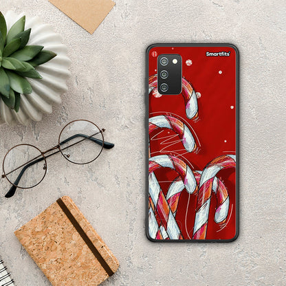 Candy Cane - Samsung Galaxy A02s / M02s / F02s θήκη