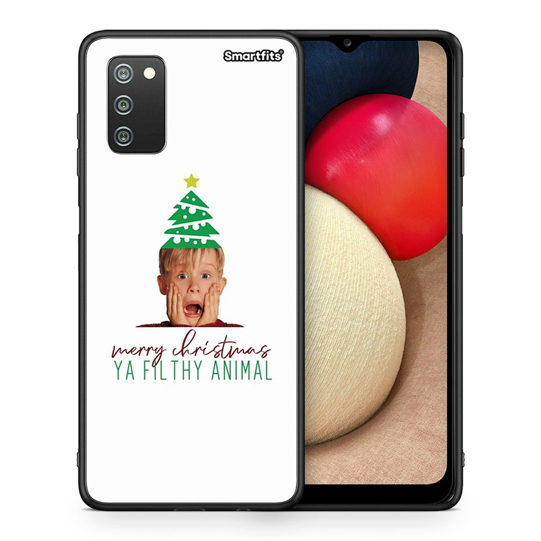 Θήκη Samsung A02s Filthy Animal από τη Smartfits με σχέδιο στο πίσω μέρος και μαύρο περίβλημα | Samsung A02s Filthy Animal case with colorful back and black bezels