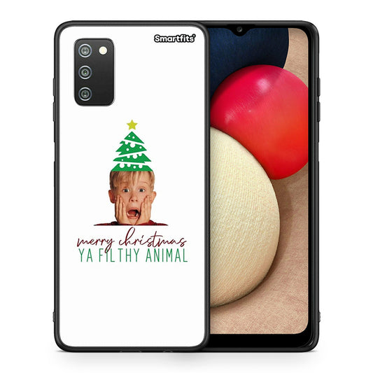 Θήκη Samsung A02s Filthy Animal από τη Smartfits με σχέδιο στο πίσω μέρος και μαύρο περίβλημα | Samsung A02s Filthy Animal case with colorful back and black bezels
