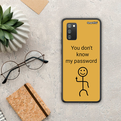 My Password - Samsung Galaxy A02s / M02s / F02s θήκη