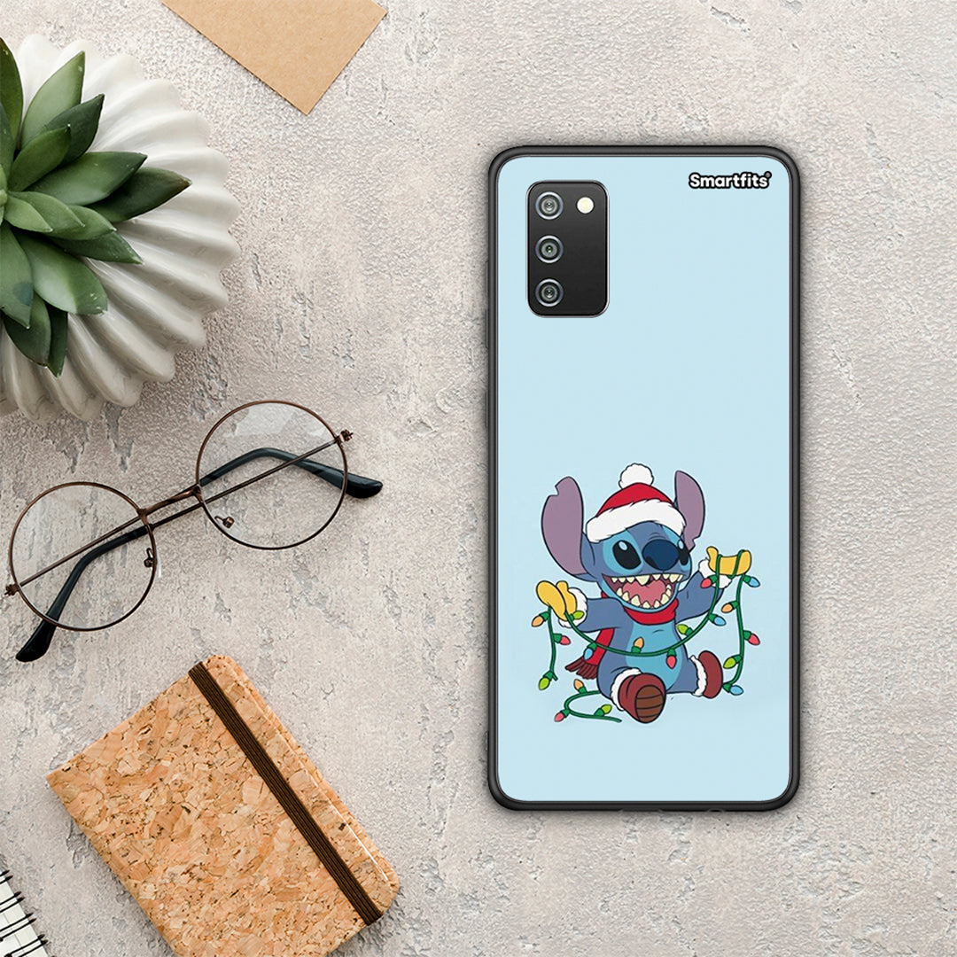 Santa Stich - Samsung Galaxy A02s / M02s / F02s θήκη