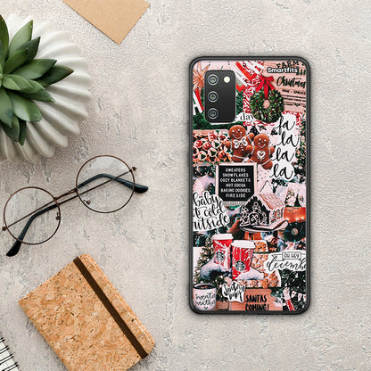 Xmas Habbits - Samsung Galaxy A02s / M02s / F02s θήκη