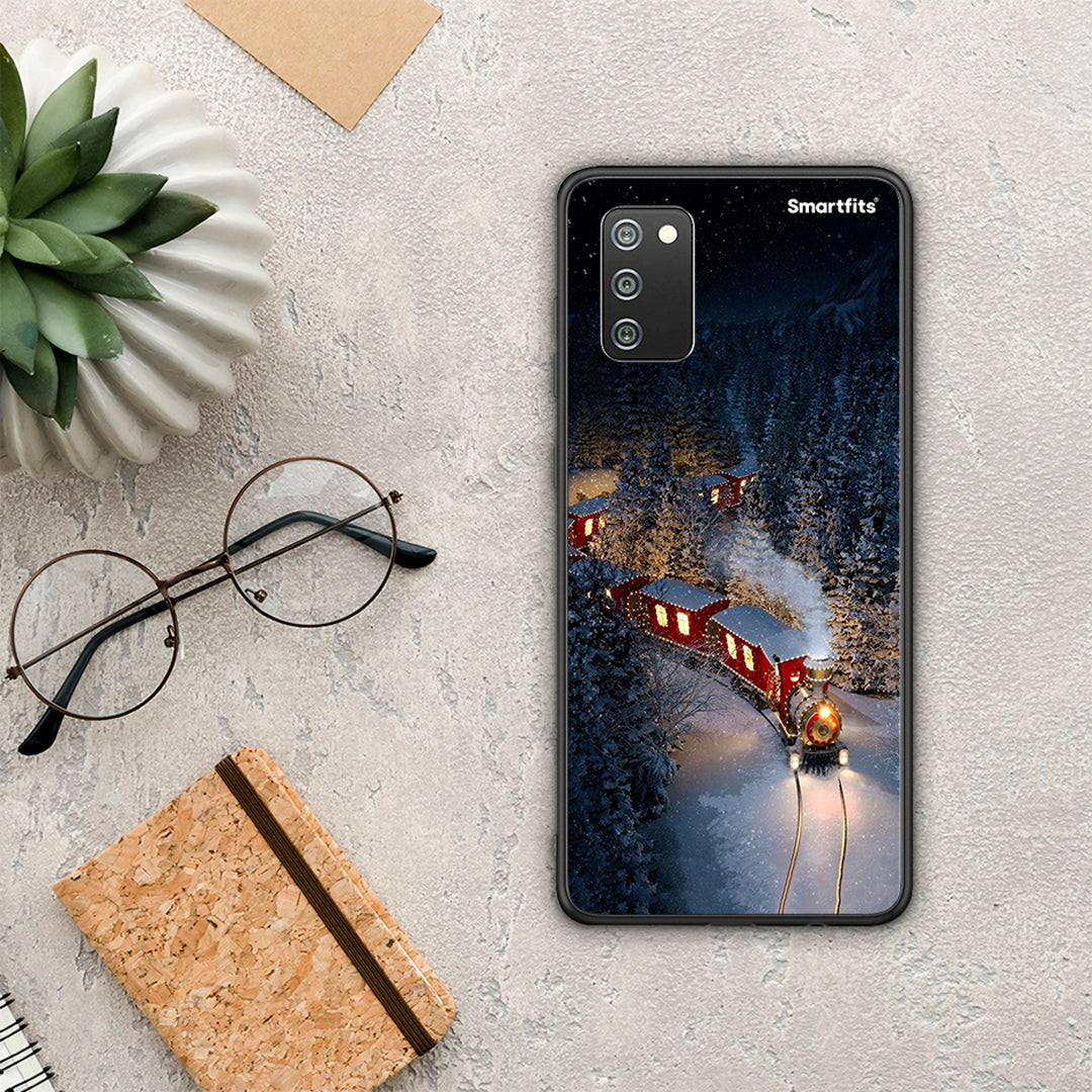 Xmas Train - Samsung Galaxy A02s / M02s / F02s θήκη