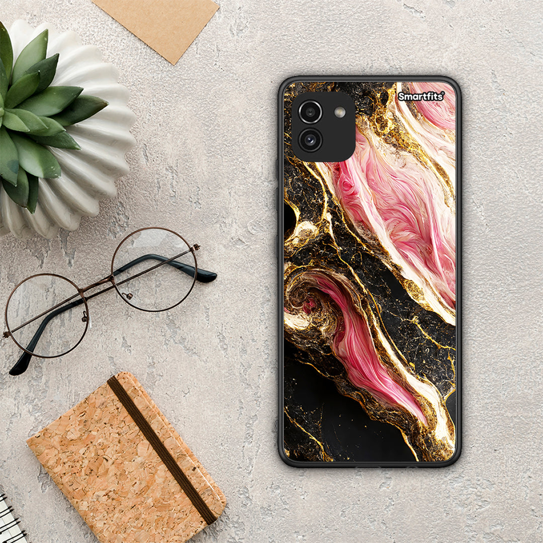 Glamorous Pink Marble - Samsung Galaxy A03 θήκη