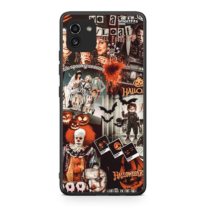 Samsung A03 Halloween Spooky Season θήκη από τη Smartfits με σχέδιο στο πίσω μέρος και μαύρο περίβλημα | Smartphone case with colorful back and black bezels by Smartfits