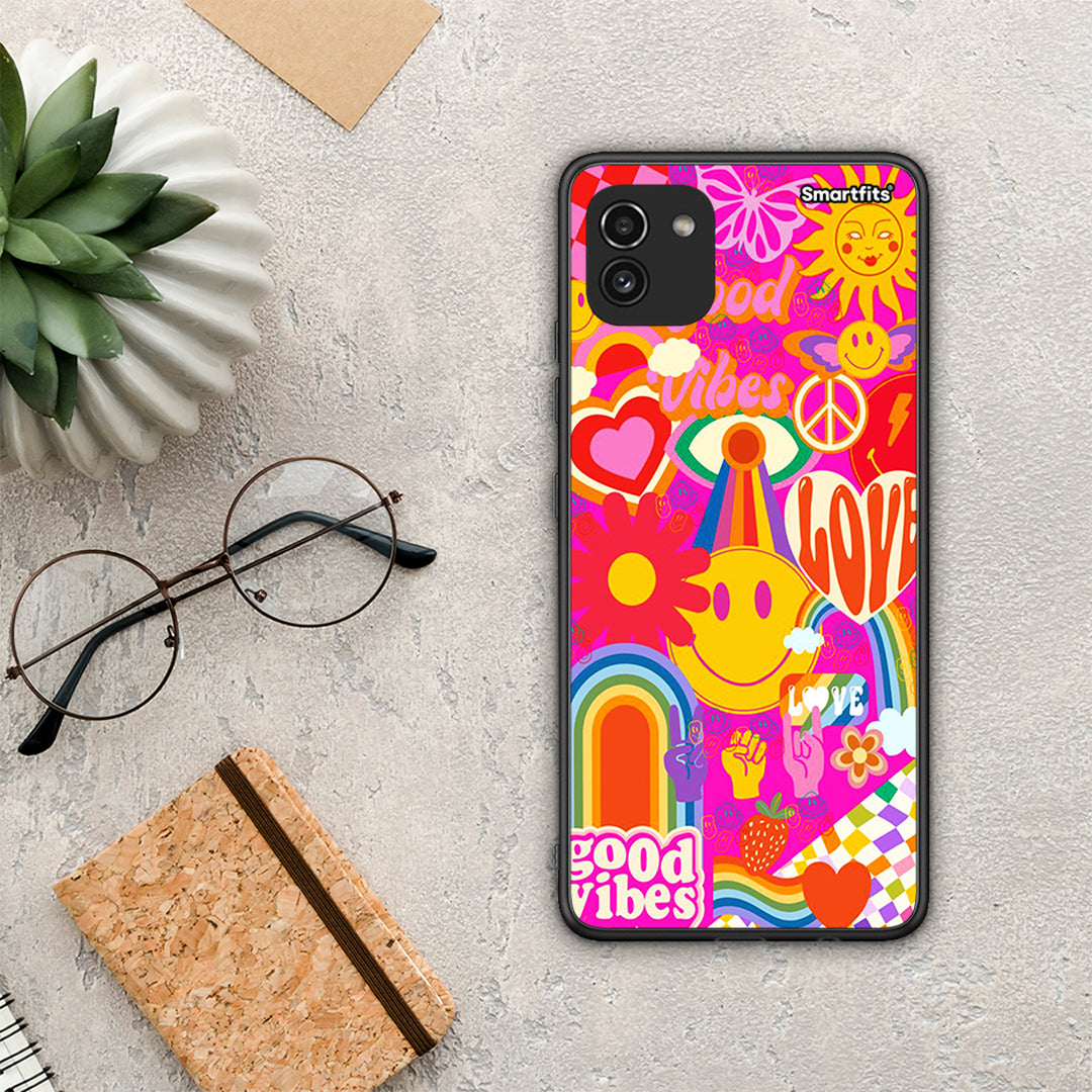 Hippie Love - Samsung Galaxy A03 θήκη