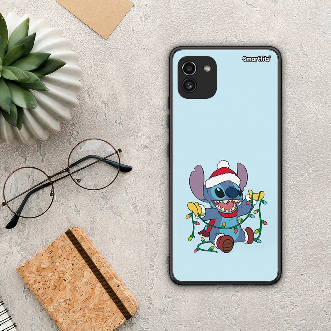 Santa Stich - Samsung Galaxy A03 θήκη