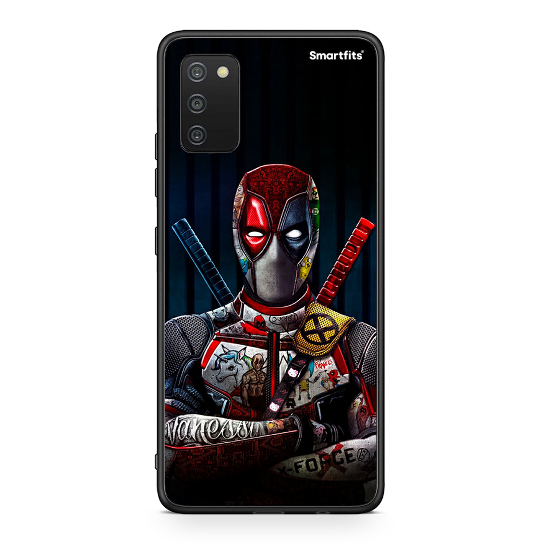 Samsung A03s Funny Guy θήκη από τη Smartfits με σχέδιο στο πίσω μέρος και μαύρο περίβλημα | Smartphone case with colorful back and black bezels by Smartfits