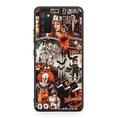 Samsung A03s Halloween Spooky Season θήκη από τη Smartfits με σχέδιο στο πίσω μέρος και μαύρο περίβλημα | Smartphone case with colorful back and black bezels by Smartfits