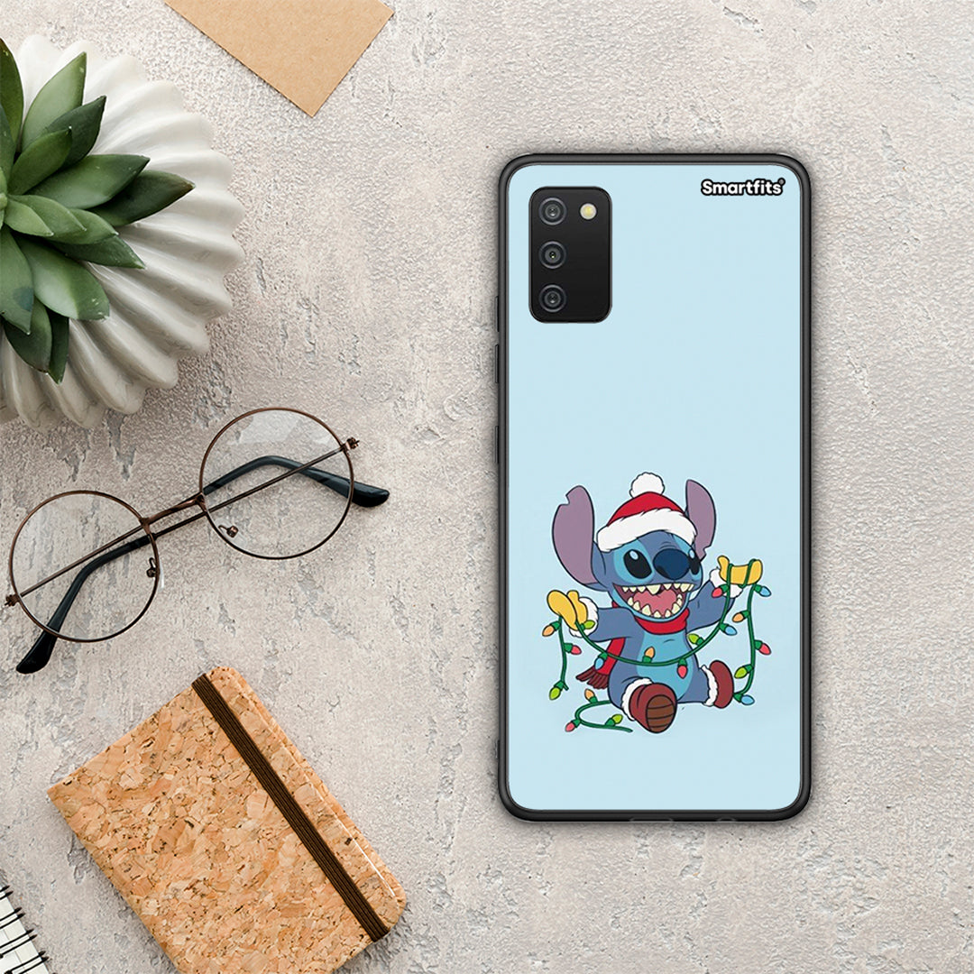 Santa Stich - Samsung Galaxy A03s θήκη