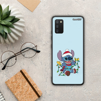 Santa Stich - Samsung Galaxy A03s θήκη