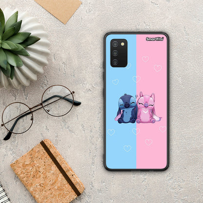 Stitch And Angel - Samsung Galaxy A03s θήκη