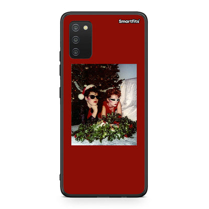 Samsung A03s Waiting For Xmas θήκη από τη Smartfits με σχέδιο στο πίσω μέρος και μαύρο περίβλημα | Smartphone case with colorful back and black bezels by Smartfits