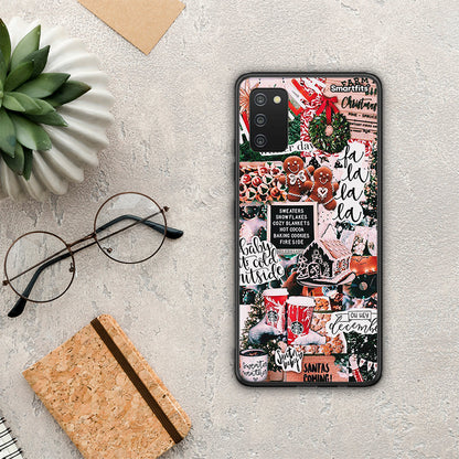 Xmas Habbits - Samsung Galaxy A03s θήκη
