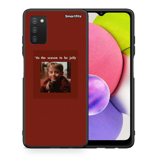 Θήκη Samsung A03s Xmas Ultimate Spirit από τη Smartfits με σχέδιο στο πίσω μέρος και μαύρο περίβλημα | Samsung A03s Xmas Ultimate Spirit case with colorful back and black bezels