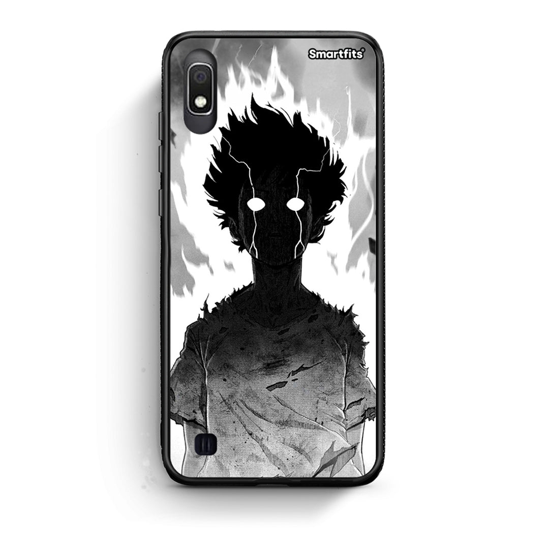 Samsung A10 Anime Boy Θήκη από τη Smartfits με σχέδιο στο πίσω μέρος και μαύρο περίβλημα | Smartphone case with colorful back and black bezels by Smartfits