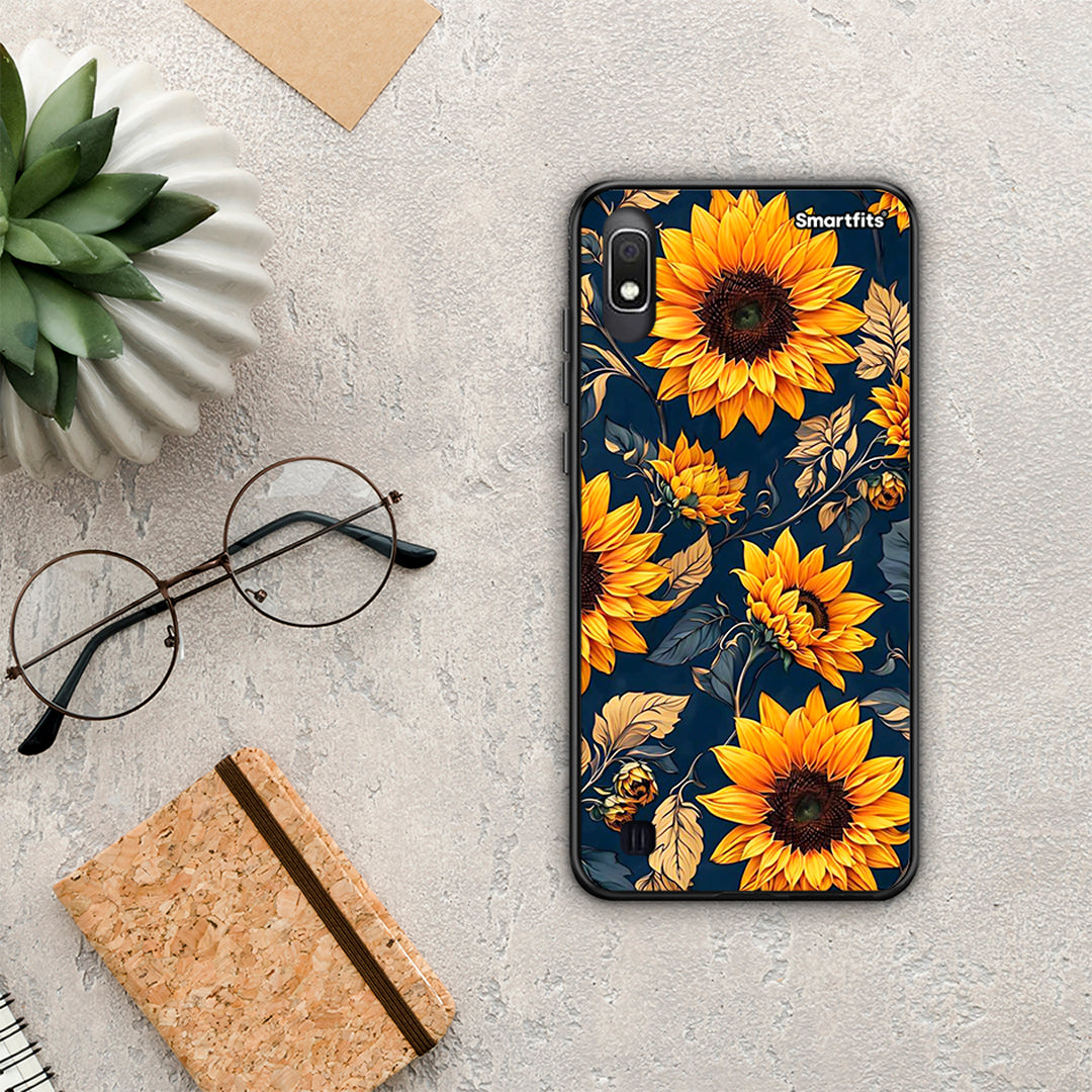 Autumn Sunflowers - Samsung Galaxy A10 θήκη