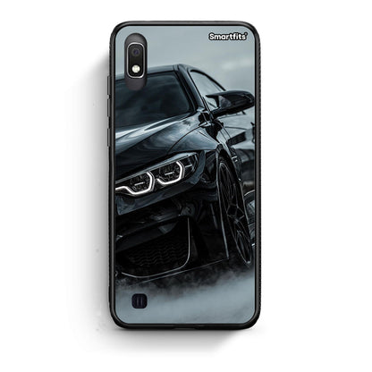 Samsung A10 Black BMW θήκη από τη Smartfits με σχέδιο στο πίσω μέρος και μαύρο περίβλημα | Smartphone case with colorful back and black bezels by Smartfits