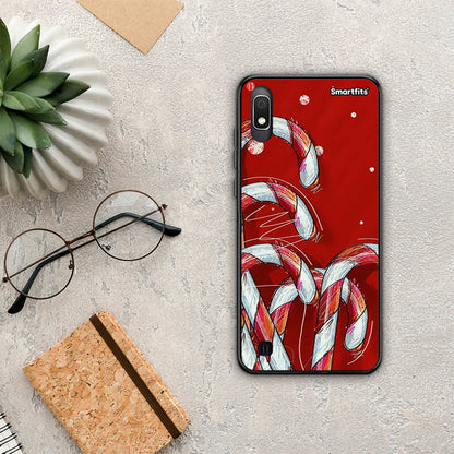 Candy Cane - Samsung Galaxy A10 θήκη