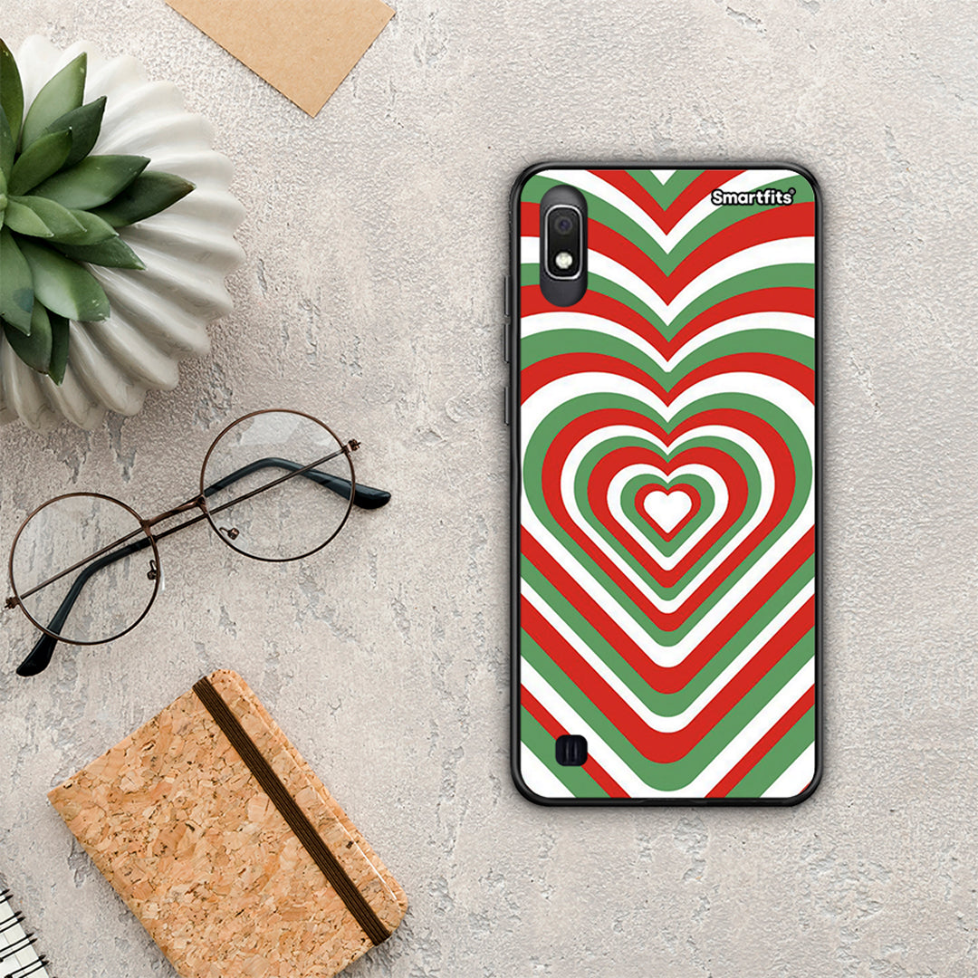 Christmas Hearts - Samsung Galaxy A10 θήκη