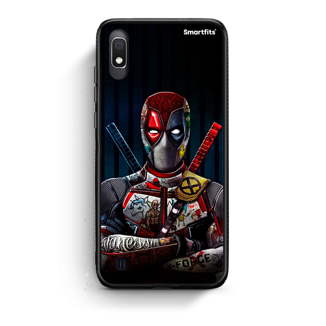 Samsung A10 Funny Guy θήκη από τη Smartfits με σχέδιο στο πίσω μέρος και μαύρο περίβλημα | Smartphone case with colorful back and black bezels by Smartfits