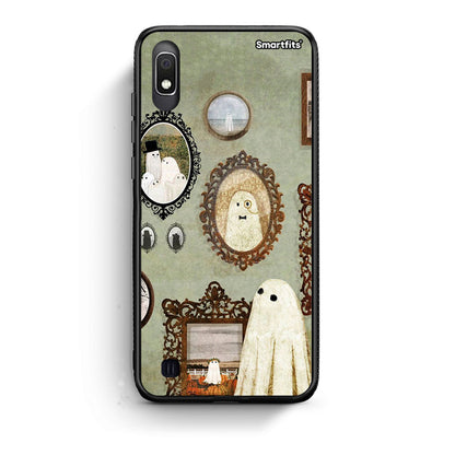 Samsung A10 Halloween Ghost Season Θήκη από τη Smartfits με σχέδιο στο πίσω μέρος και μαύρο περίβλημα | Smartphone case with colorful back and black bezels by Smartfits
