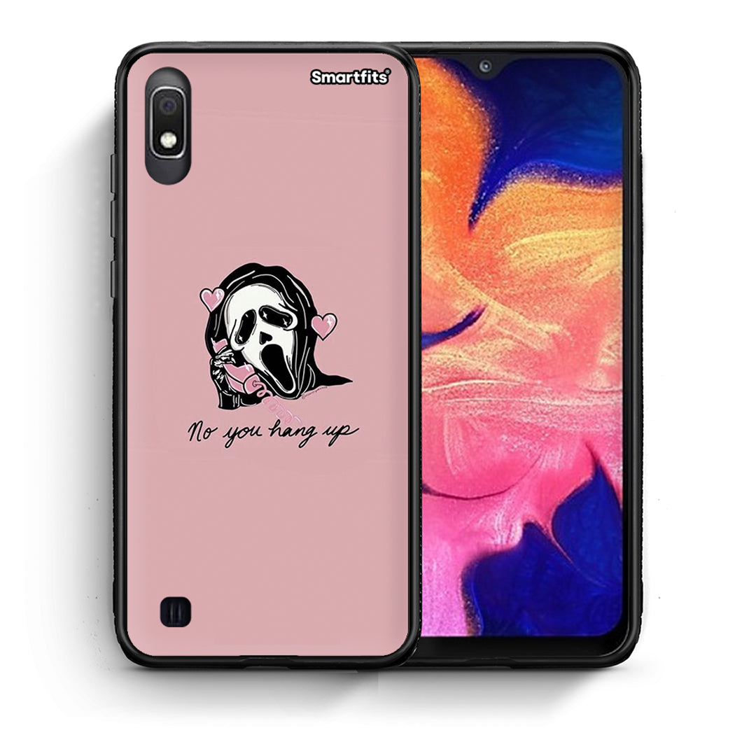Θήκη Samsung A10 Halloween Hang Up από τη Smartfits με σχέδιο στο πίσω μέρος και μαύρο περίβλημα | Samsung A10 Halloween Hang Up case with colorful back and black bezels