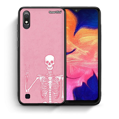 Θήκη Samsung A10 Halloween Motivation από τη Smartfits με σχέδιο στο πίσω μέρος και μαύρο περίβλημα | Samsung A10 Halloween Motivation case with colorful back and black bezels
