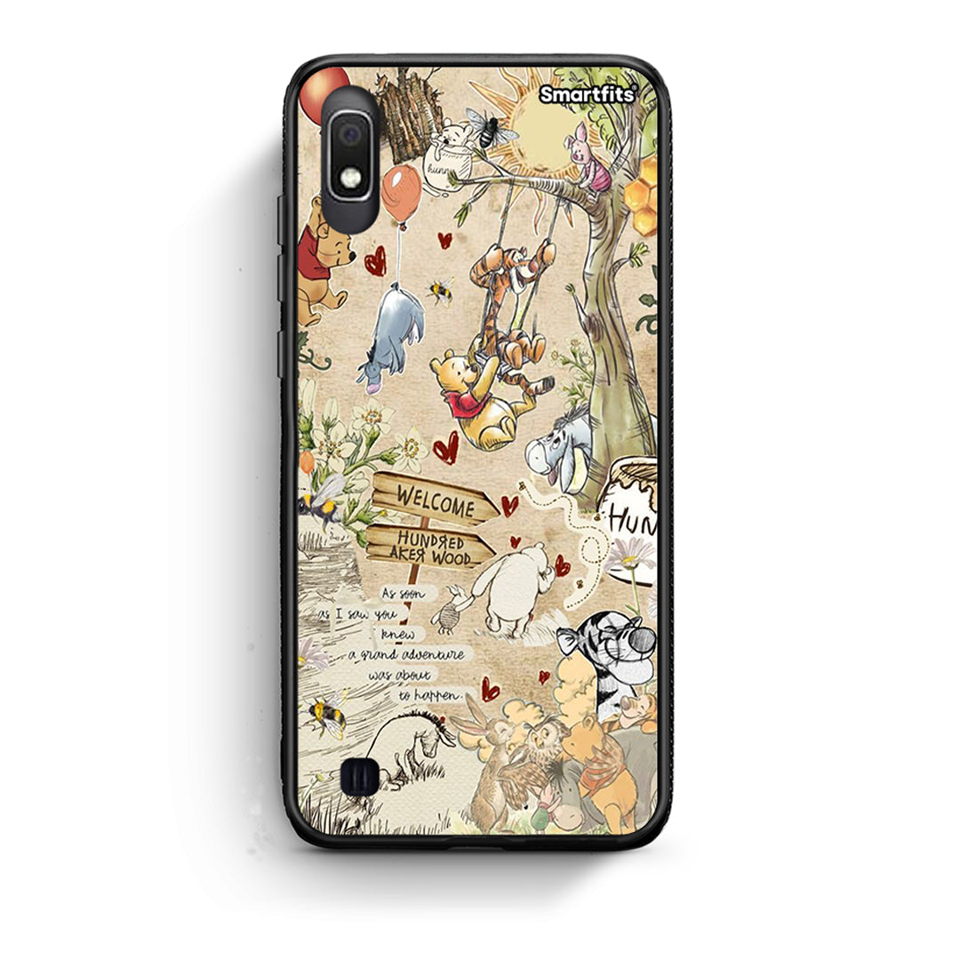 Samsung A10 Happy Friends θήκη από τη Smartfits με σχέδιο στο πίσω μέρος και μαύρο περίβλημα | Smartphone case with colorful back and black bezels by Smartfits