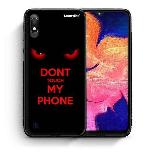 Θήκη Samsung A10 Touch My Phone από τη Smartfits με σχέδιο στο πίσω μέρος και μαύρο περίβλημα | Samsung A10 Touch My Phone case with colorful back and black bezels