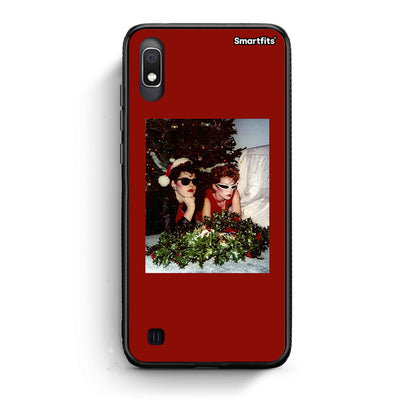Samsung A10 Waiting For Xmas θήκη από τη Smartfits με σχέδιο στο πίσω μέρος και μαύρο περίβλημα | Smartphone case with colorful back and black bezels by Smartfits
