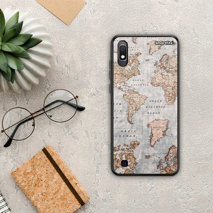 World Map - Samsung Galaxy A10 θήκη