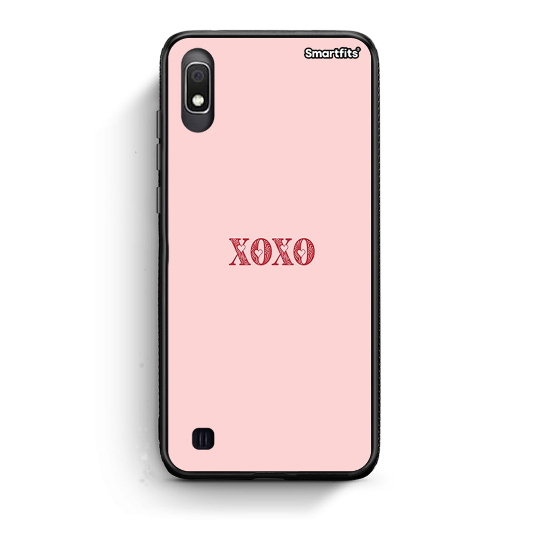 Samsung A10 XOXO Love θήκη από τη Smartfits με σχέδιο στο πίσω μέρος και μαύρο περίβλημα | Smartphone case with colorful back and black bezels by Smartfits