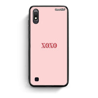 Thumbnail for Samsung A10 XOXO Love θήκη από τη Smartfits με σχέδιο στο πίσω μέρος και μαύρο περίβλημα | Smartphone case with colorful back and black bezels by Smartfits