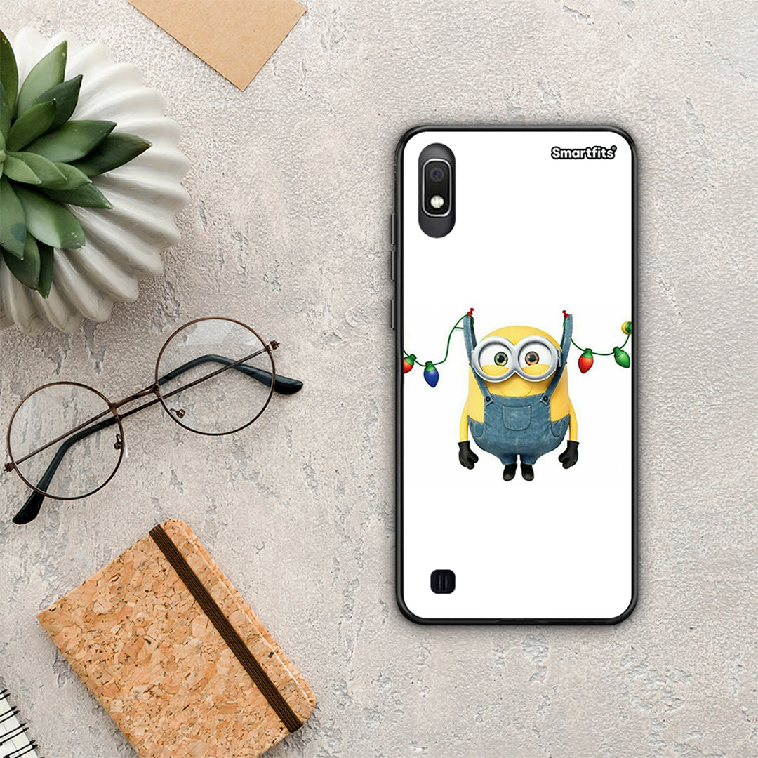 Xmas Minion Lights - Samsung Galaxy A10 θήκη