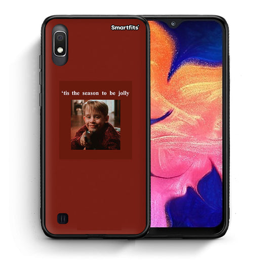 Θήκη Samsung A10 Xmas Ultimate Spirit από τη Smartfits με σχέδιο στο πίσω μέρος και μαύρο περίβλημα | Samsung A10 Xmas Ultimate Spirit case with colorful back and black bezels