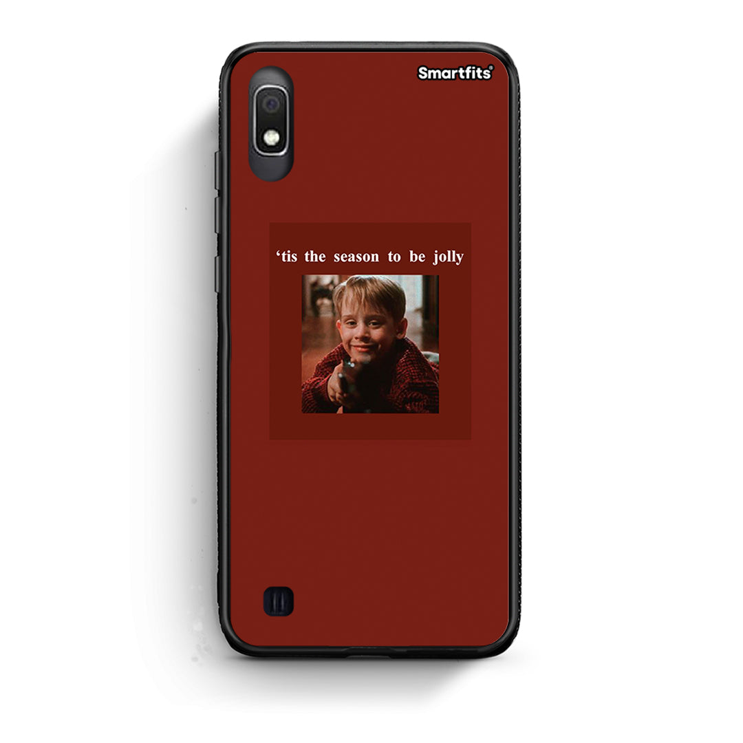 Samsung A10 Xmas Ultimate Spirit θήκη από τη Smartfits με σχέδιο στο πίσω μέρος και μαύρο περίβλημα | Smartphone case with colorful back and black bezels by Smartfits
