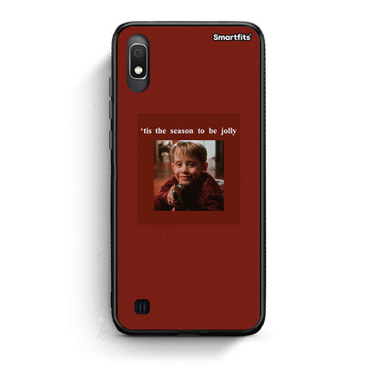 Samsung A10 Xmas Ultimate Spirit θήκη από τη Smartfits με σχέδιο στο πίσω μέρος και μαύρο περίβλημα | Smartphone case with colorful back and black bezels by Smartfits