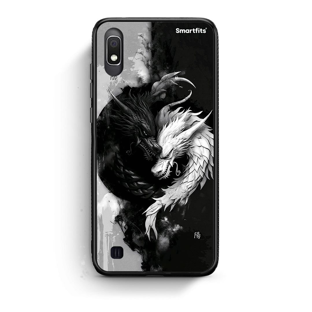 Samsung A10 Yin Yang Θήκη από τη Smartfits με σχέδιο στο πίσω μέρος και μαύρο περίβλημα | Smartphone case with colorful back and black bezels by Smartfits