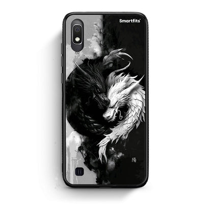 Samsung A10 Yin Yang Θήκη από τη Smartfits με σχέδιο στο πίσω μέρος και μαύρο περίβλημα | Smartphone case with colorful back and black bezels by Smartfits