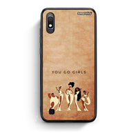 Thumbnail for Samsung A10 You Go Girl θήκη από τη Smartfits με σχέδιο στο πίσω μέρος και μαύρο περίβλημα | Smartphone case with colorful back and black bezels by Smartfits