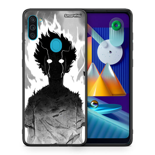 Θήκη Samsung A11 / M11 Anime Boy από τη Smartfits με σχέδιο στο πίσω μέρος και μαύρο περίβλημα | Samsung A11 / M11 Anime Boy case with colorful back and black bezels