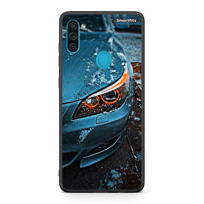 Samsung A11 / M11 Bmw E60 Θήκη από τη Smartfits με σχέδιο στο πίσω μέρος και μαύρο περίβλημα | Smartphone case with colorful back and black bezels by Smartfits