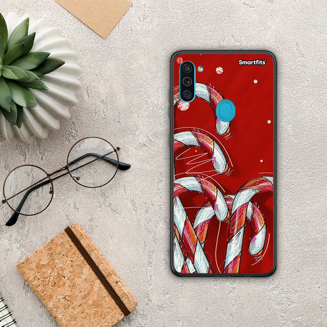 Candy Cane - Samsung Galaxy A11 / M11 θήκη