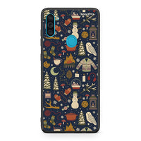 Thumbnail for Samsung A11/M11 Christmas Elements θήκη από τη Smartfits με σχέδιο στο πίσω μέρος και μαύρο περίβλημα | Smartphone case with colorful back and black bezels by Smartfits