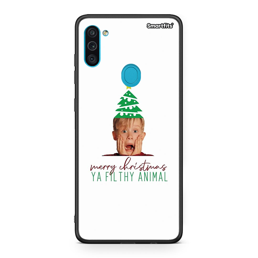 Samsung A11/M11 Filthy Animal θήκη από τη Smartfits με σχέδιο στο πίσω μέρος και μαύρο περίβλημα | Smartphone case with colorful back and black bezels by Smartfits
