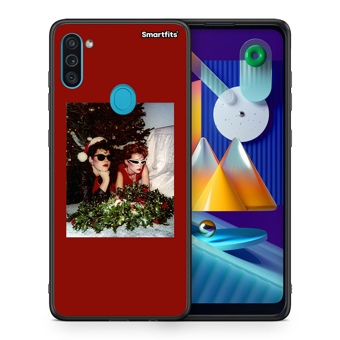 Θήκη Samsung A11/M11 Waiting For Xmas από τη Smartfits με σχέδιο στο πίσω μέρος και μαύρο περίβλημα | Samsung A11/M11 Waiting For Xmas case with colorful back and black bezels