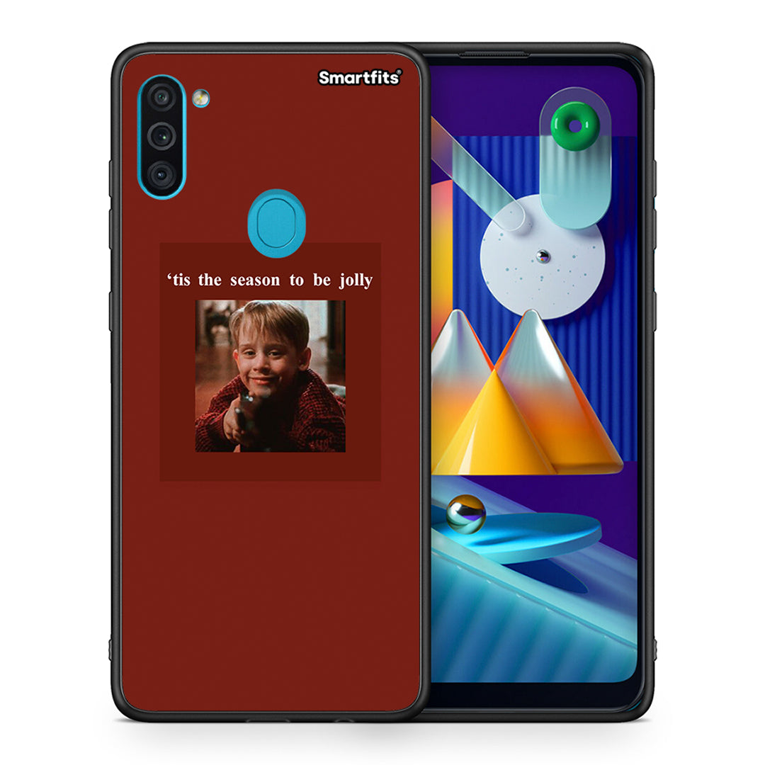 Θήκη Samsung A11/M11 Xmas Ultimate Spirit από τη Smartfits με σχέδιο στο πίσω μέρος και μαύρο περίβλημα | Samsung A11/M11 Xmas Ultimate Spirit case with colorful back and black bezels