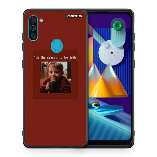 Θήκη Samsung A11/M11 Xmas Ultimate Spirit από τη Smartfits με σχέδιο στο πίσω μέρος και μαύρο περίβλημα | Samsung A11/M11 Xmas Ultimate Spirit case with colorful back and black bezels